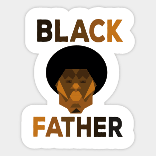 Black Father Sticker